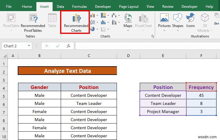 How to Analyze Text Data in Excel (5 Suitable Ways)