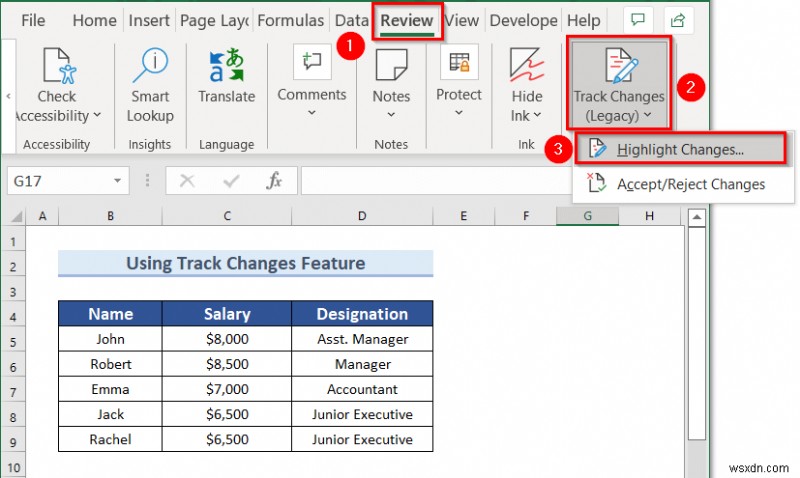 How to See Who Made Changes in Excel (6 Easy Methods)