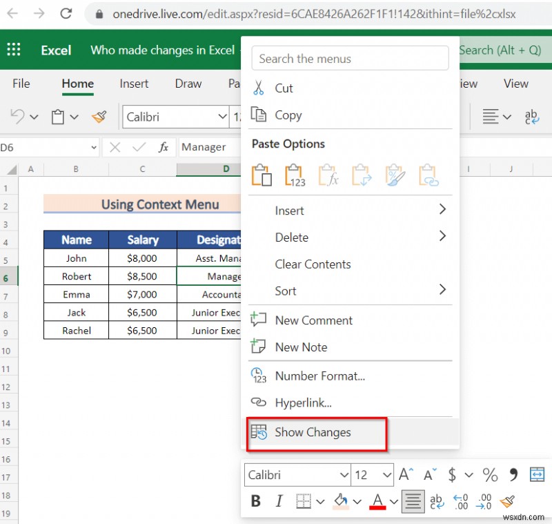 How to See Who Made Changes in Excel (6 Easy Methods)