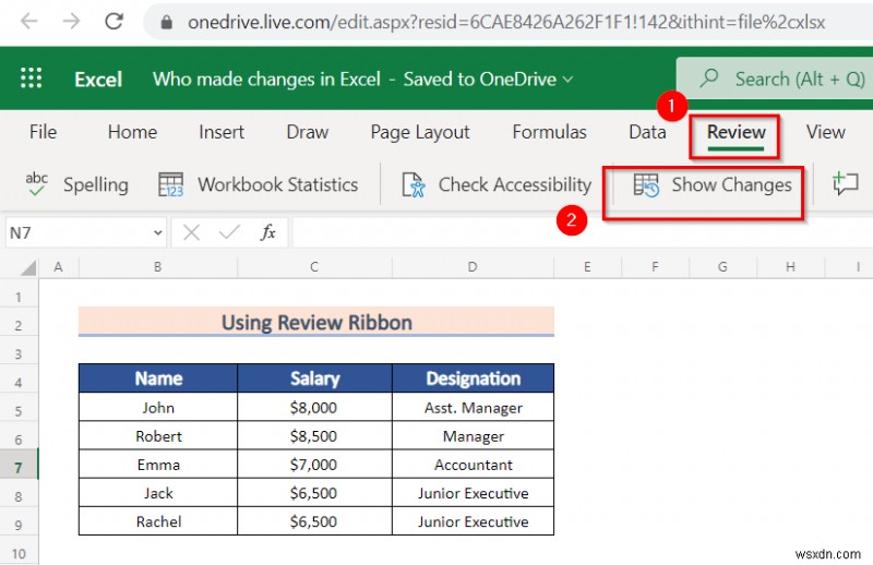 How to See Who Made Changes in Excel (6 Easy Methods)