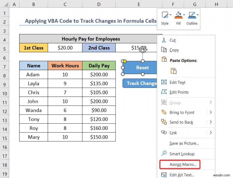 How to Use Formula to Track Cell Changes in Excel (with Easy Steps)