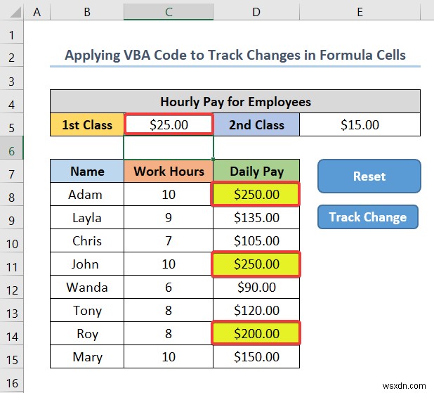 How to Use Formula to Track Cell Changes in Excel (with Easy Steps)