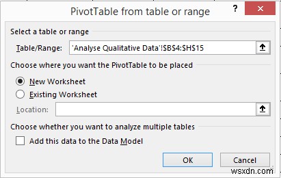 How to Analyse Qualitative Data from a Questionnaire in Excel