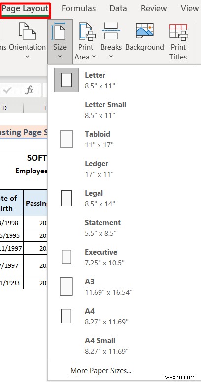 How to Adjust Page Size for Printing in Excel (6 Quick Tricks)