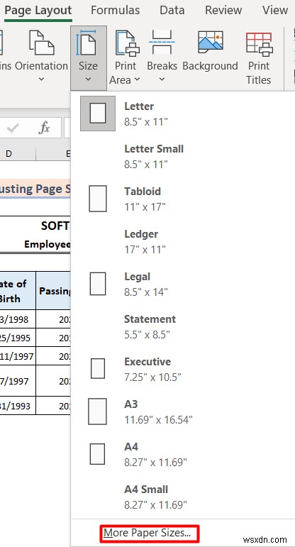 How to Adjust Page Size for Printing in Excel (6 Quick Tricks)