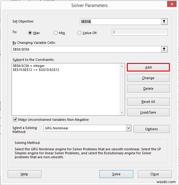 How to Solve Integer Linear Programming in Excel (With Easy Steps)
