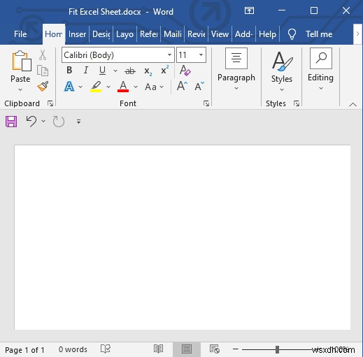 How to Fit Excel Sheet on One Page in Word (3 Simple Ways)
