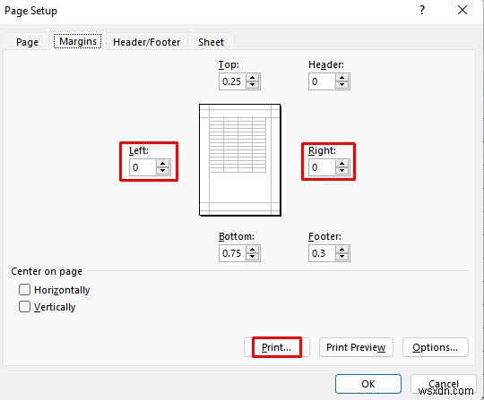 How to Change the Printing Scale So All Columns Will Print on a Single Page