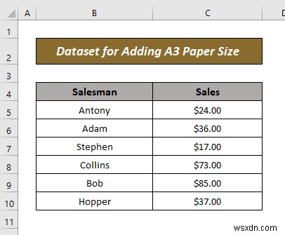 How to Add A3 Paper Size in Excel (2 Quick Ways)