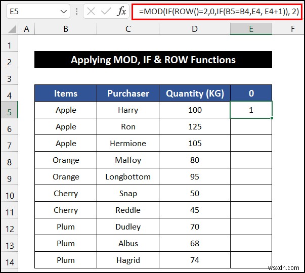 How to Alternate Row Color Based on Group in Excel (6 Methods)