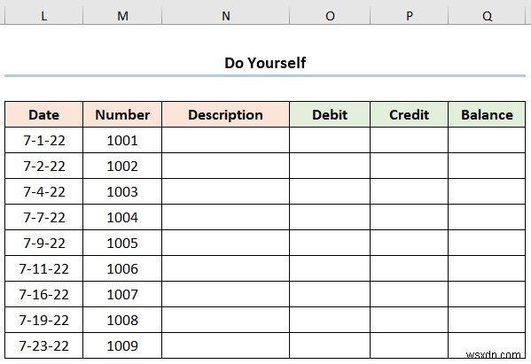 How to Create a Checkbook Ledger in Excel (2 Useful Examples)