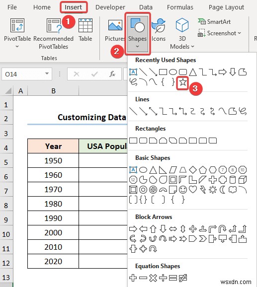 How to Add Data Markers in Excel (2 Easy Examples)