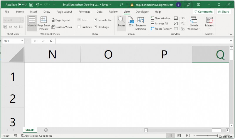 [Fixed!] Excel Spreadsheet Opening Larger Than Screen