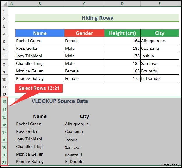 How to Hide VLOOKUP Source Data in Excel (5 Easy Ways)