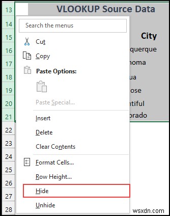 How to Hide VLOOKUP Source Data in Excel (5 Easy Ways)