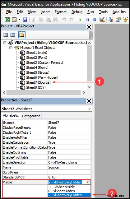 How to Hide VLOOKUP Source Data in Excel (5 Easy Ways)