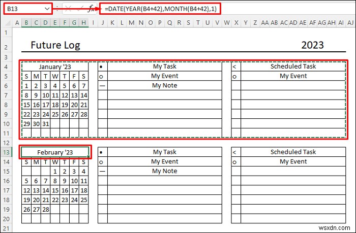 How to Create a Bullet Journal in Excel (with Detailed Steps)