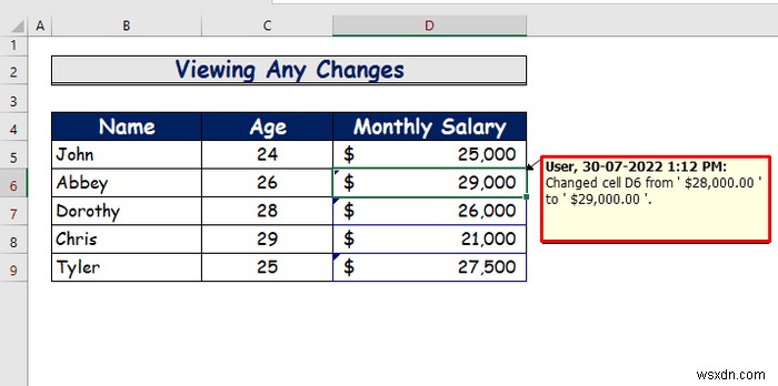 How to Enable Track Changes in Excel ( with Customizations)