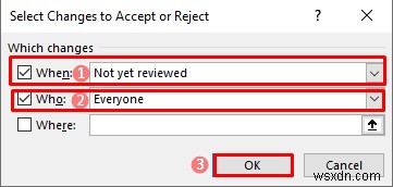 How to Enable Track Changes in Excel ( with Customizations)
