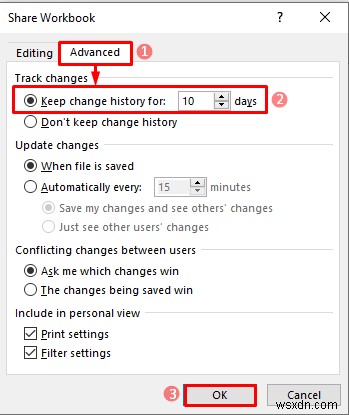 How to Enable Track Changes in Excel ( with Customizations)