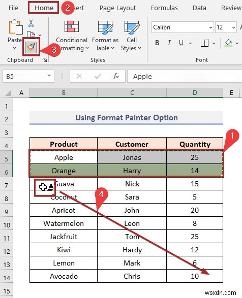 How to Color Alternate Row Based on Cell Value in Excel