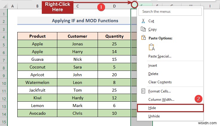 How to Color Alternate Row Based on Cell Value in Excel