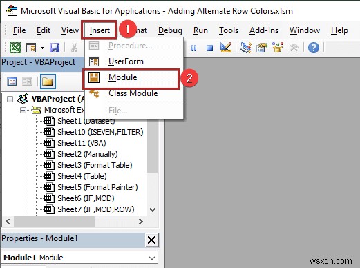 How to Color Alternate Row Based on Cell Value in Excel