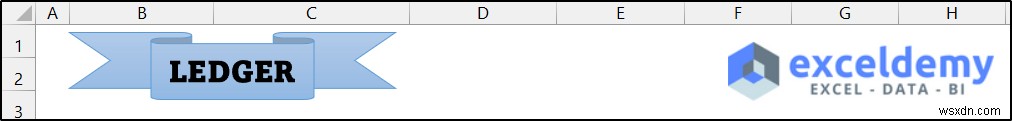 How to Maintain Ledger Book in Excel (with Easy Steps)