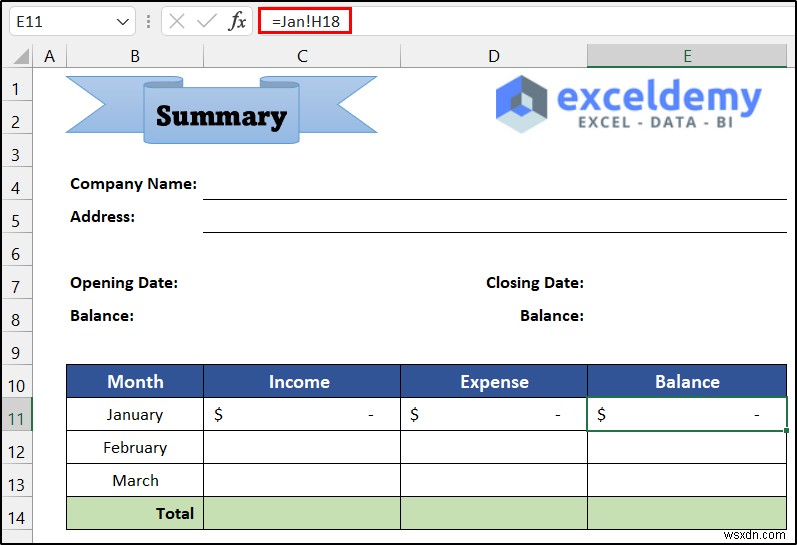 How to Maintain Ledger Book in Excel (with Easy Steps)