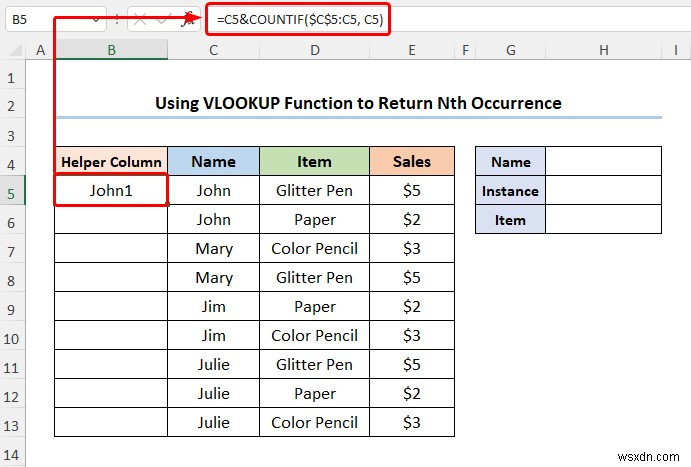 How to Map Data Using VLOOKUP in Excel (4 Quick Ways)