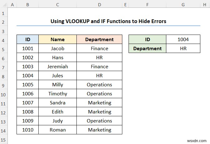 How to Map Data Using VLOOKUP in Excel (4 Quick Ways)