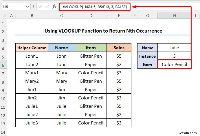How to Map Data Using VLOOKUP in Excel (4 Quick Ways)