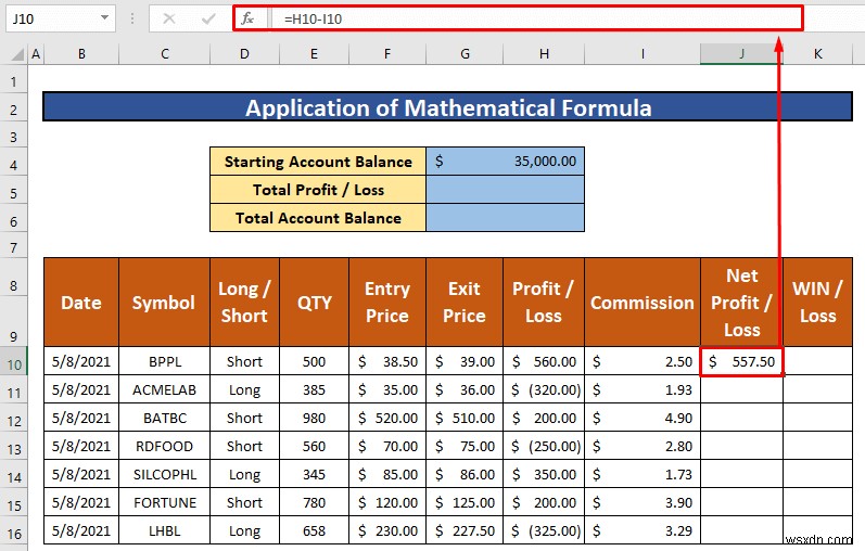 How to Make a Trading Journal in Excel (with Easy Steps)