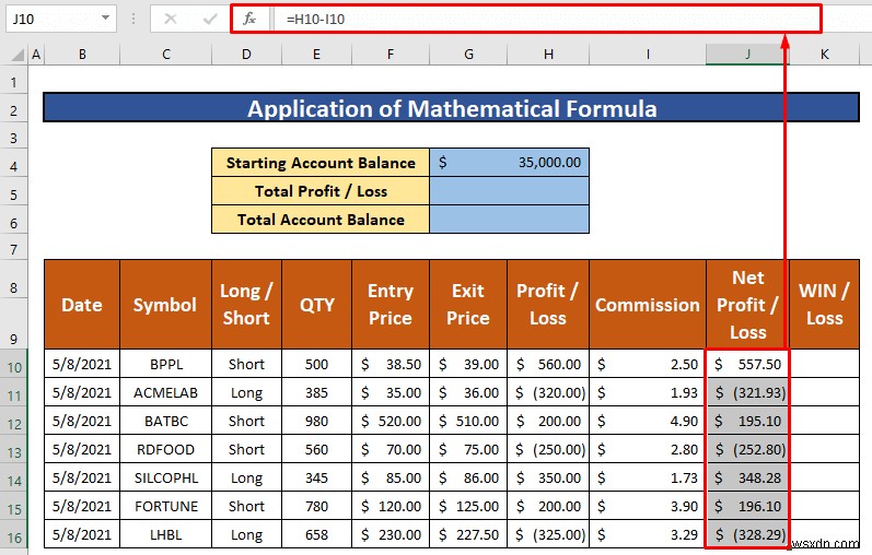 How to Make a Trading Journal in Excel (with Easy Steps)
