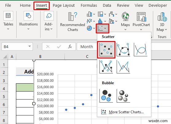 How to Add Markers for Each Month in Excel (With Easy Steps)