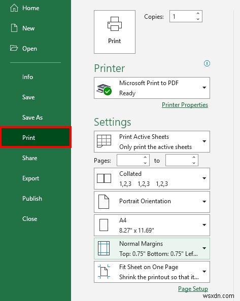 How to Print Full Page of Excel Sheet in A4 Size (5 Simple Ways)