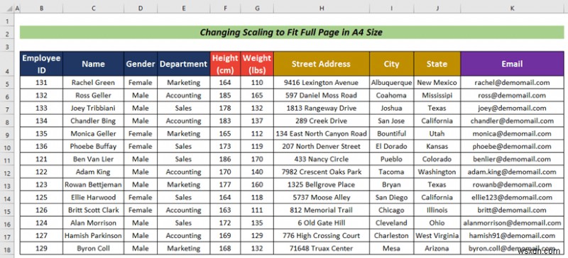How to Print Full Page of Excel Sheet in A4 Size (5 Simple Ways)
