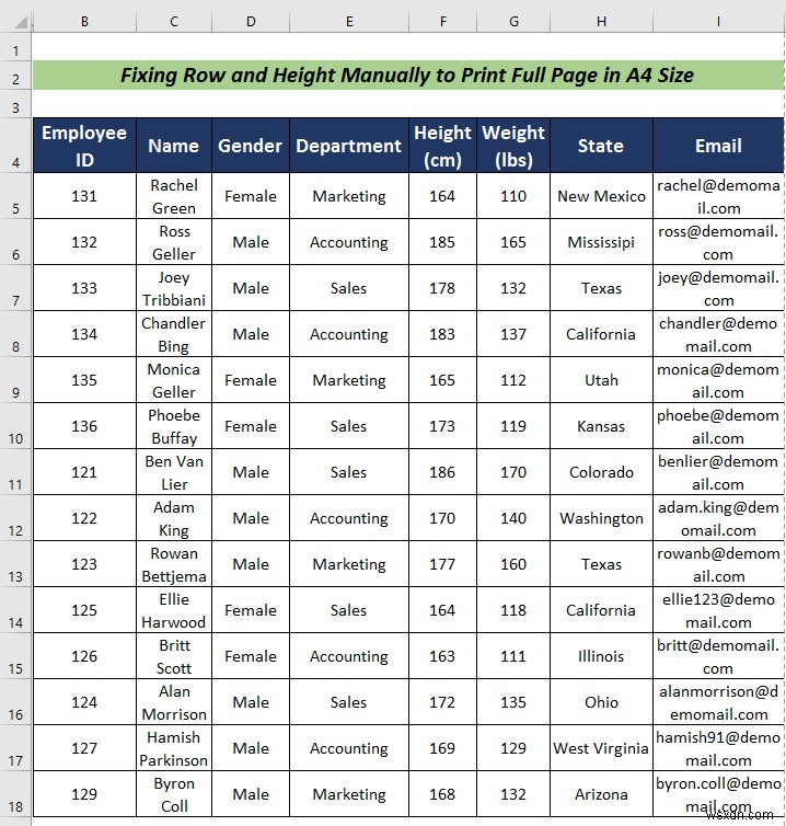 How to Print Full Page of Excel Sheet in A4 Size (5 Simple Ways)