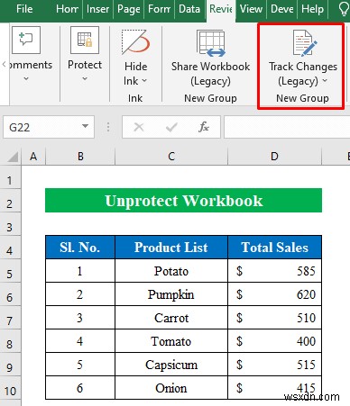 [Solved]: Track Changes Greyed Out in Excel (3 Quick Fixes)
