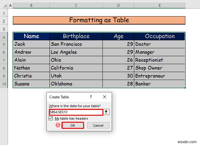 How to Shade Every Other Row in Excel (3 Ways)