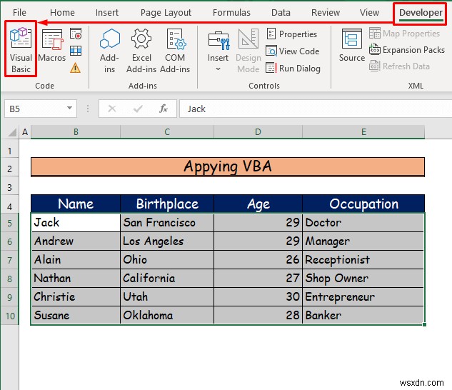 How to Shade Every Other Row in Excel (3 Ways)