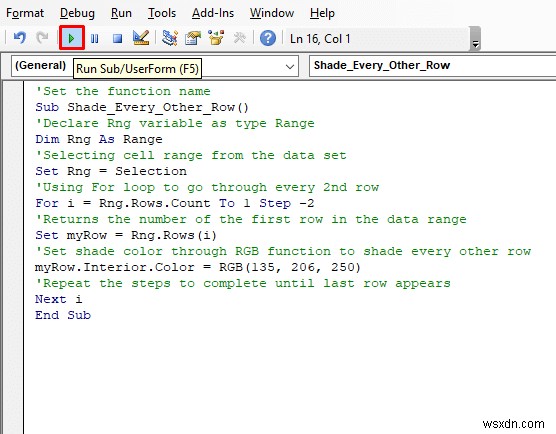 How to Shade Every Other Row in Excel (3 Ways)
