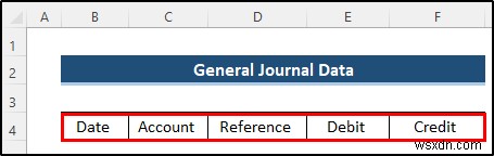 Create General Ledger in Excel from General Journal Data