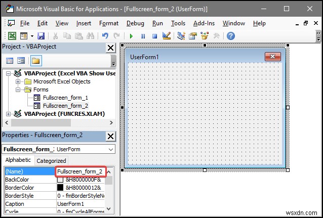 Excel VBA: Show Userform in Full Screen (4 Easy Ways)