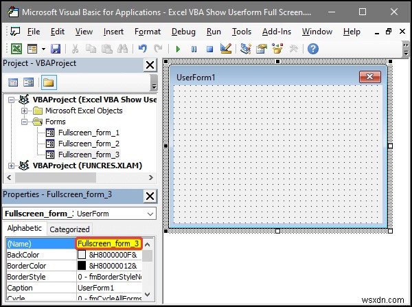 Excel VBA: Show Userform in Full Screen (4 Easy Ways)