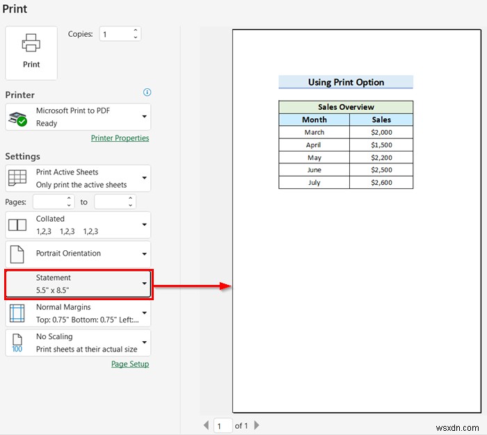 How to Add Paper Size in Excel (4 Easy Ways)