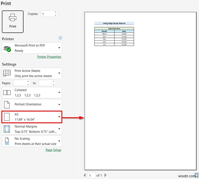 How to Add Paper Size in Excel (4 Easy Ways)