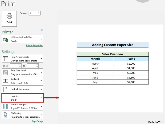 How to Add Paper Size in Excel (4 Easy Ways)