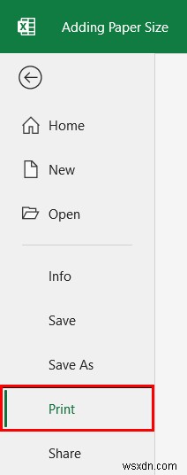 How to Add Paper Size in Excel (4 Easy Ways)