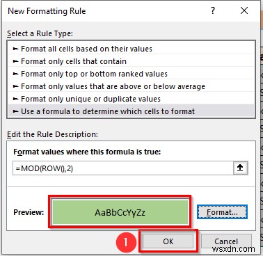 How to Alternate Row Colors in Excel Without Table (5 Methods)